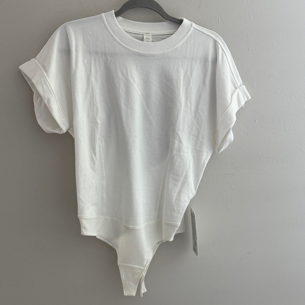 Lululemon Heavy weight cotton T shirt bodysuit